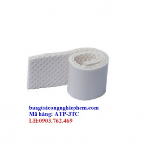 Băng tải PVC trắng 1 mặt láng 1 mặt caro, dày 3mm ( ATP - 3TCB)