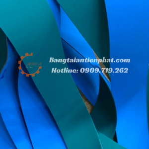 Dây đai dẹt truyền động – 1 mặt xanh dương 1 mặt xanh lá dày 1.7mm